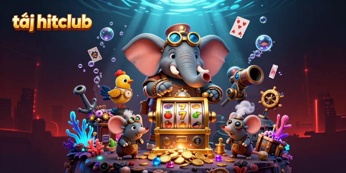 Spin the golden slot machine with tải hitclub for exciting underwater treasures and immersive gameplay.