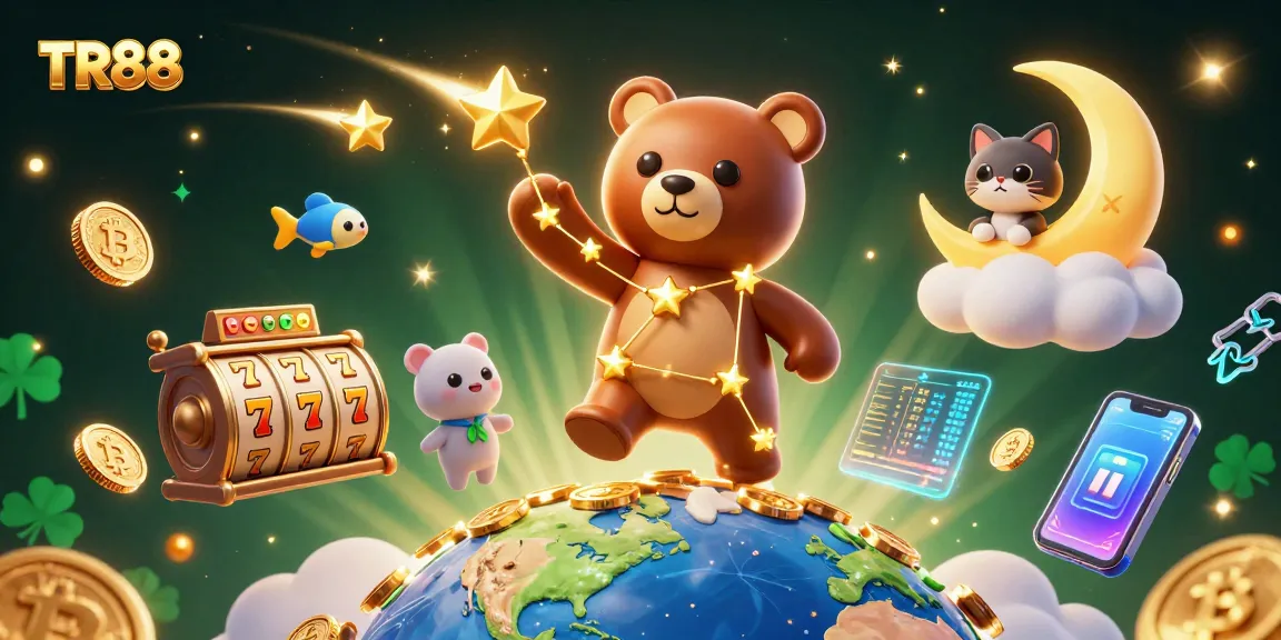 Engage with TR88's thrilling casino experiences while winning big under a starry sky.