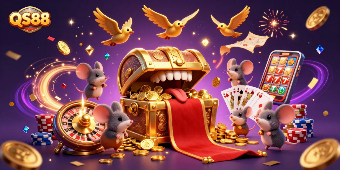 Engage with QS88's vibrant casino scene filled with rewards, excitement, and riches.