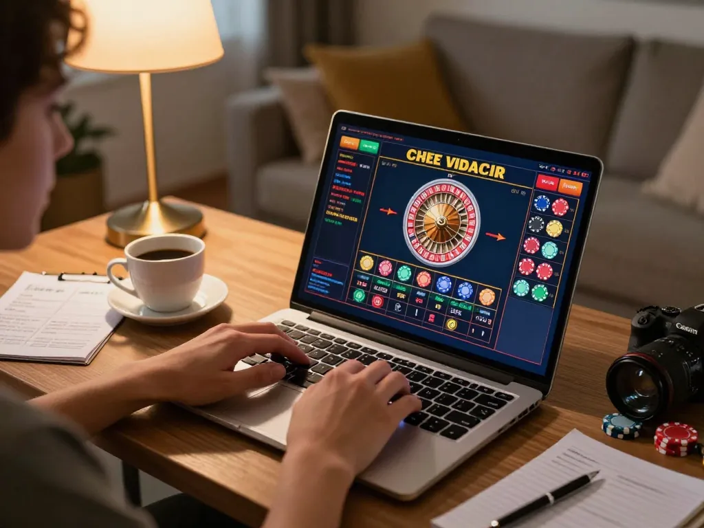 Engaging with cm88 gaming on a laptop, showcasing an interactive online roulette table.