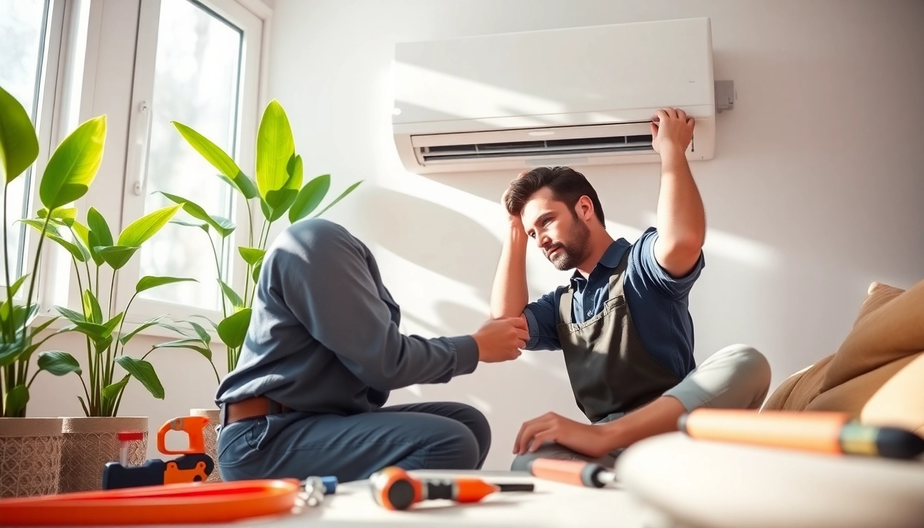 Experience reliable Air Conditioning Repair Tampa with a technician servicing a residential AC unit.