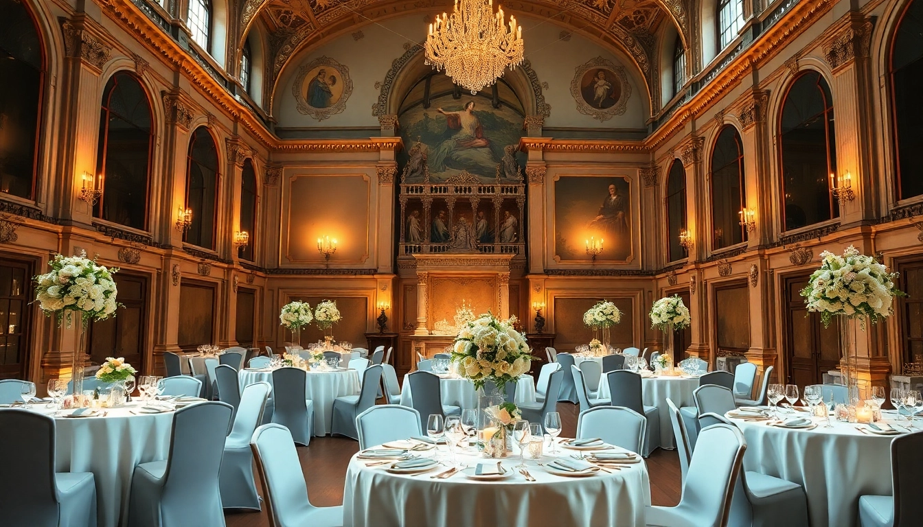 Experience the elegance of the Best Wedding Venue Jacksonville, showcasing a stunning reception setup.