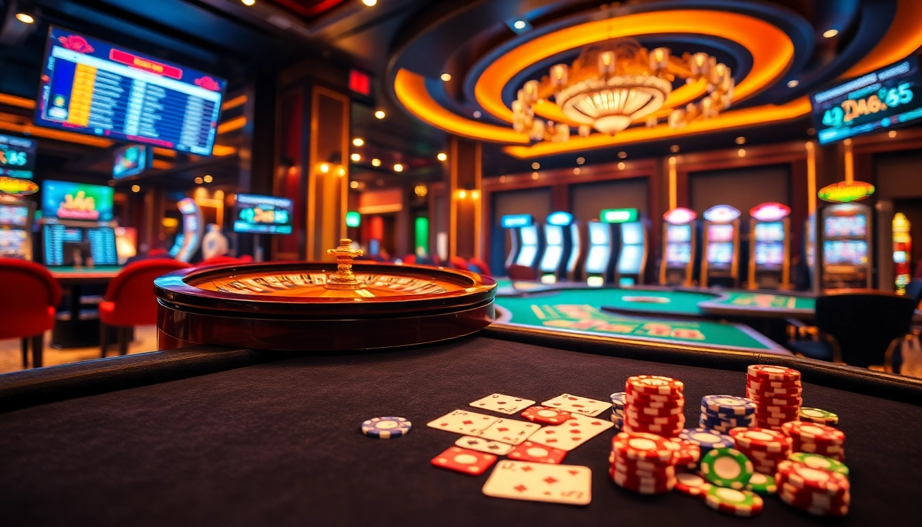 Engage with exciting casino visuals featuring thrilling games on https://thabet88.site/