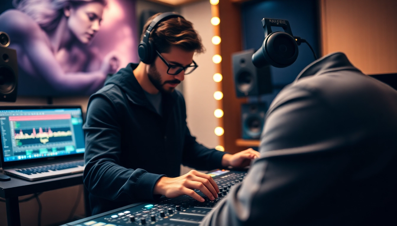 Enhance your skills in online mastering within a sophisticated studio setting.