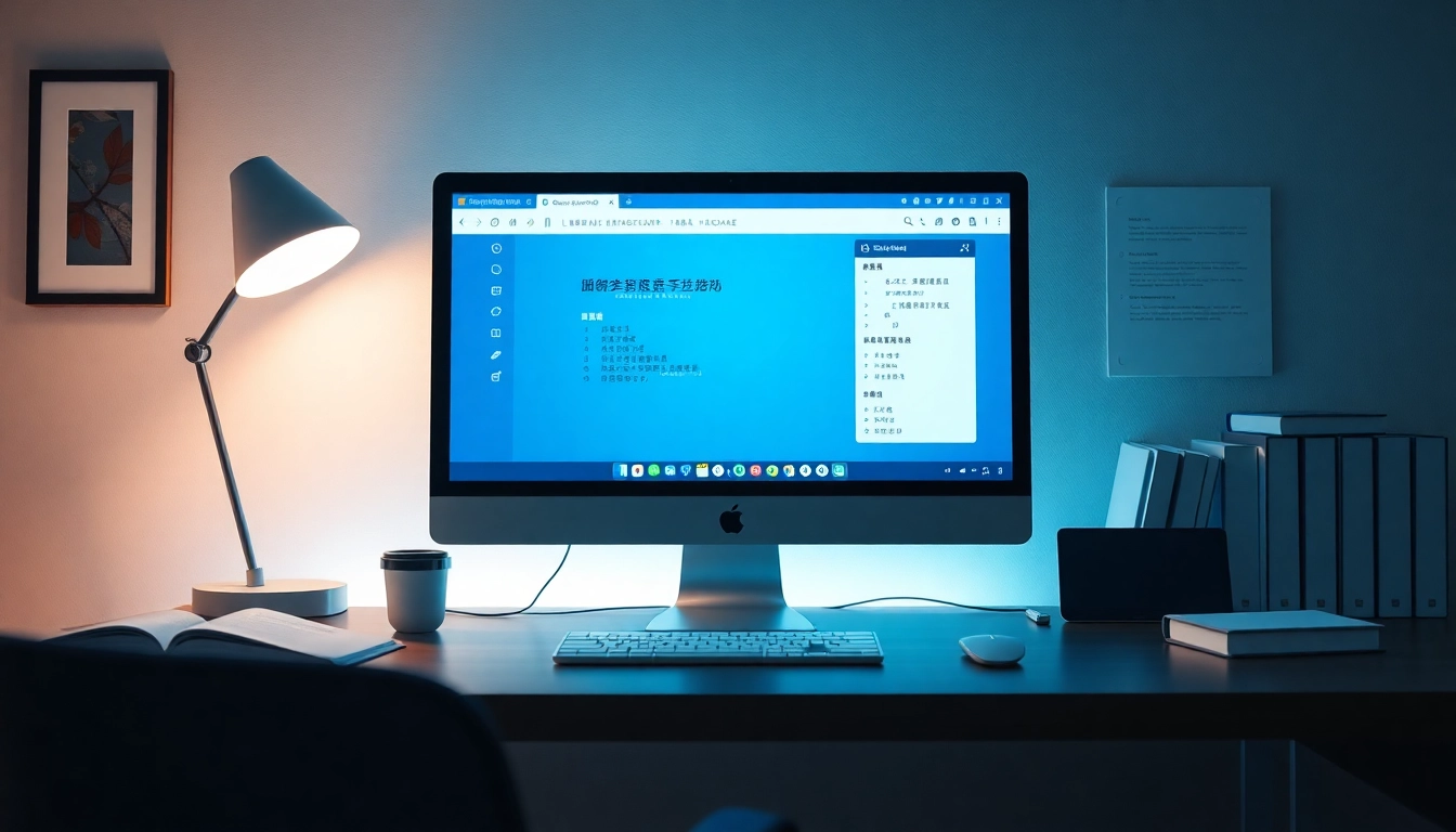 Workspace featuring 有道 translation technology promoting modern language learning.