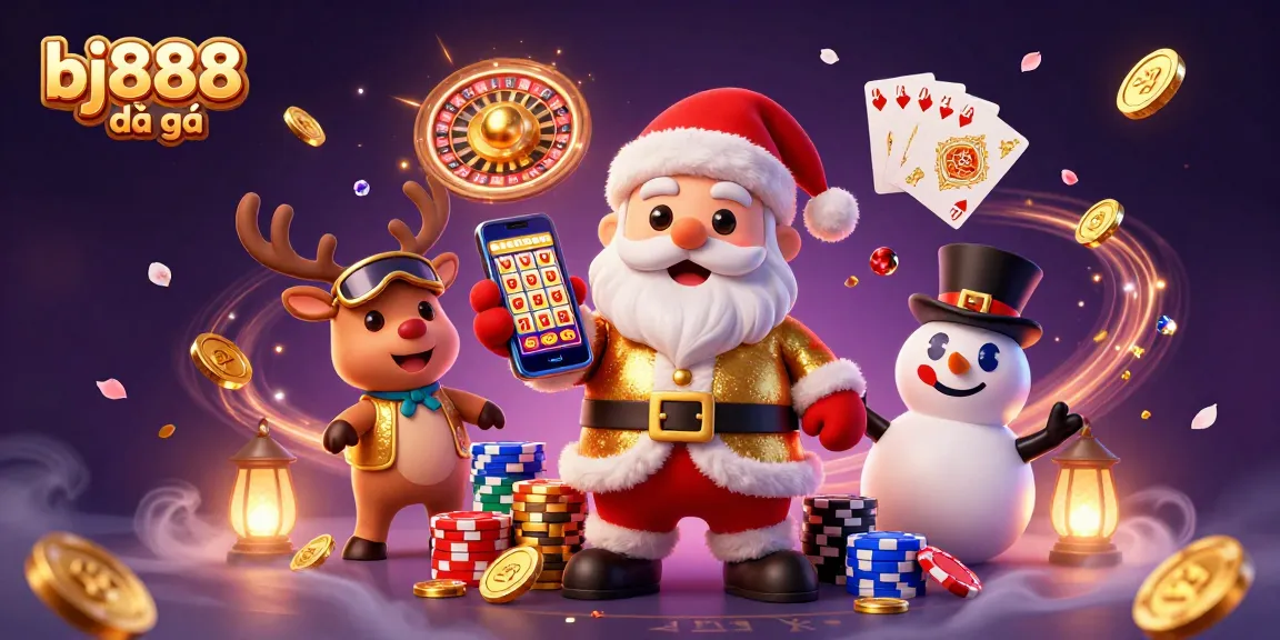 Experience the thrill of bj888 đá gà with lively 3D characters in a vibrant casino setting.