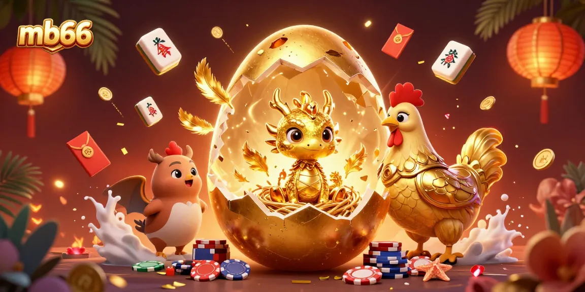 Experience thrilling wins at mb66 with a golden dragon and poker chips in a casino-inspired scene.