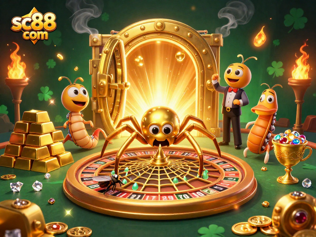 Place bets like a pro on sc88 com, with a thrilling roulette web scene featuring vibrant gambling elements.