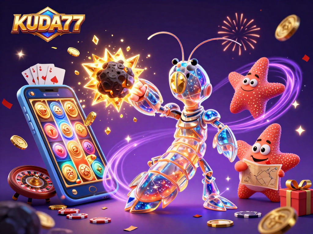 Menangkan hadiah besar di KUDA77 saat memainkan permainan slot yang menarik dengan detail berkilau.