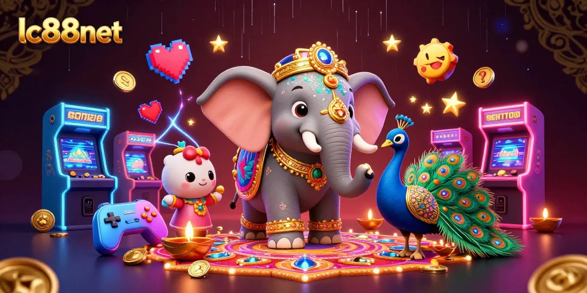 Experience the excitement of lc88net with dynamic gaming elements and vibrant illustrations.