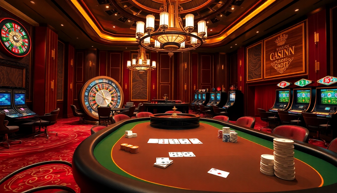 Experience the excitement of nhà cái s666 at a luxurious casino table featuring poker chips and cards.